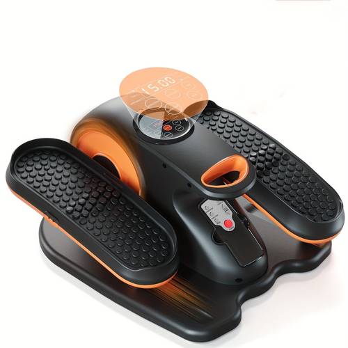 under desk elliptical machine electric seated pedal exerciser for seniors fully assembled mini ellipse leg exerciser 12 level reverse manual auto mode for home office quiet saving home under desk exercise under desk cardio equipment mini elliptical machine sleek black exerciser minimalist fitness gear fully assembled machine durable construction exercise machine exercise equipment for women