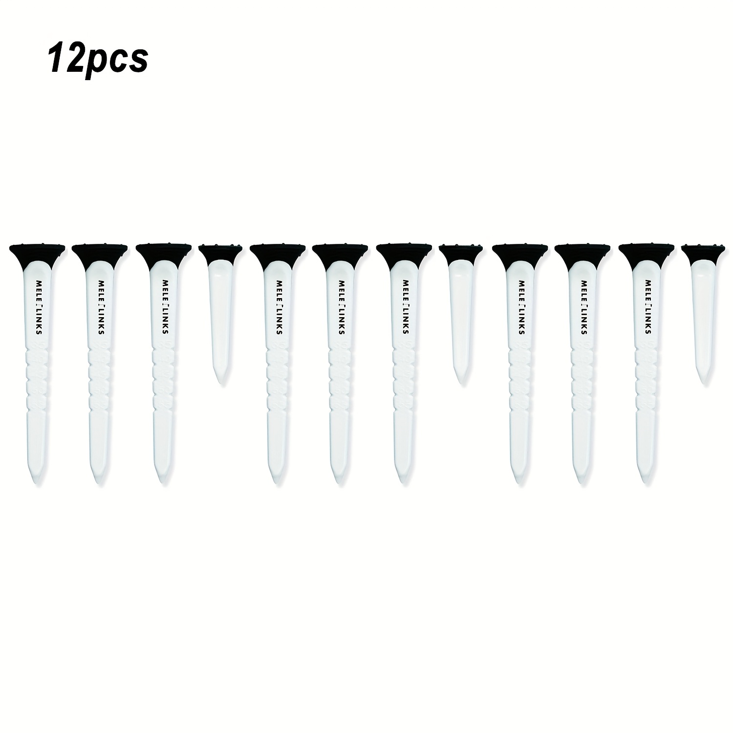 TEMU 4/8/12 Pack Golf Tees - Adjustable Height Plastic Golf Tees, Stability, Long And Tees
