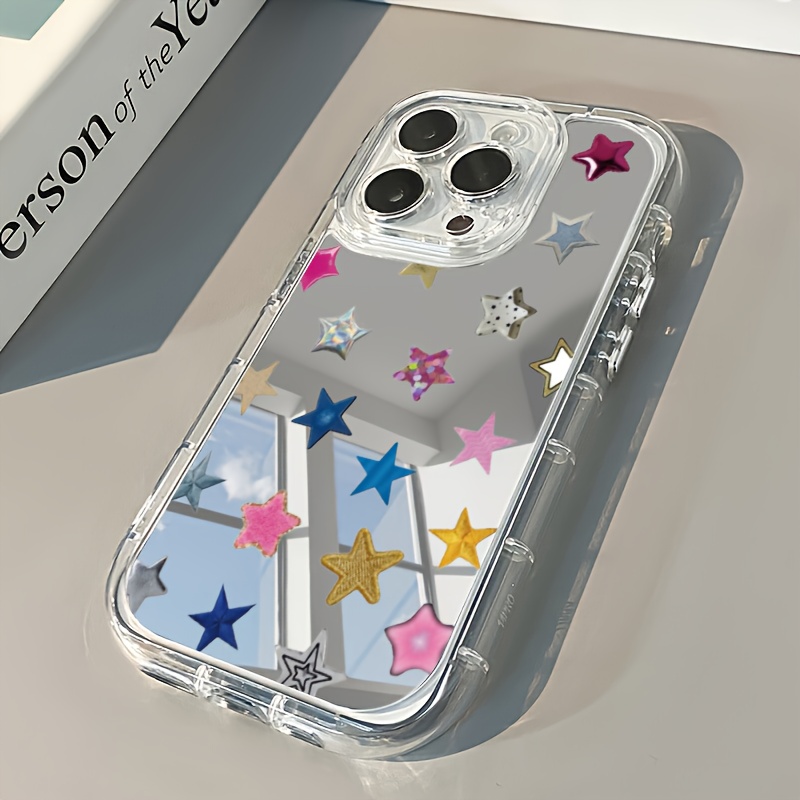 TEMU Phone Case: Colorful Stars Suitable For Iphone 16 16promax