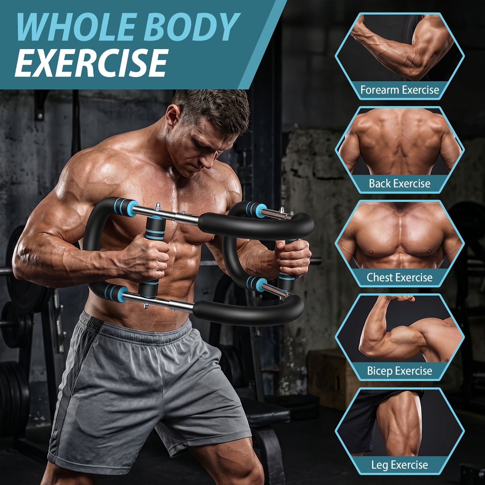 U-Shaped Multifunctional Power Twister Arm Exerciser