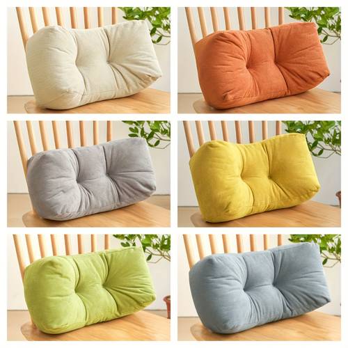 1pc gorgeous lumbar pillow for napping student backrest cushion chair cushion office sleeping pillow