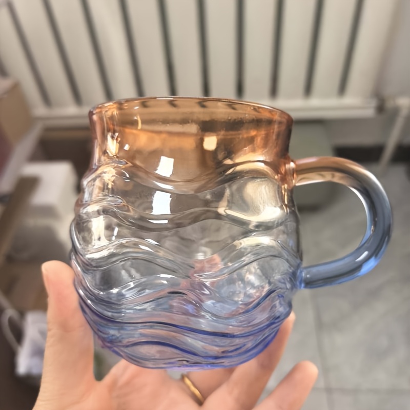 Image of Sea Glass Sunset Mug, 12 Oz Sea Glass , Summer Coffee Mugs, Handcrafted Ocean , Unique Halloween And Christmas Gift For Lovers