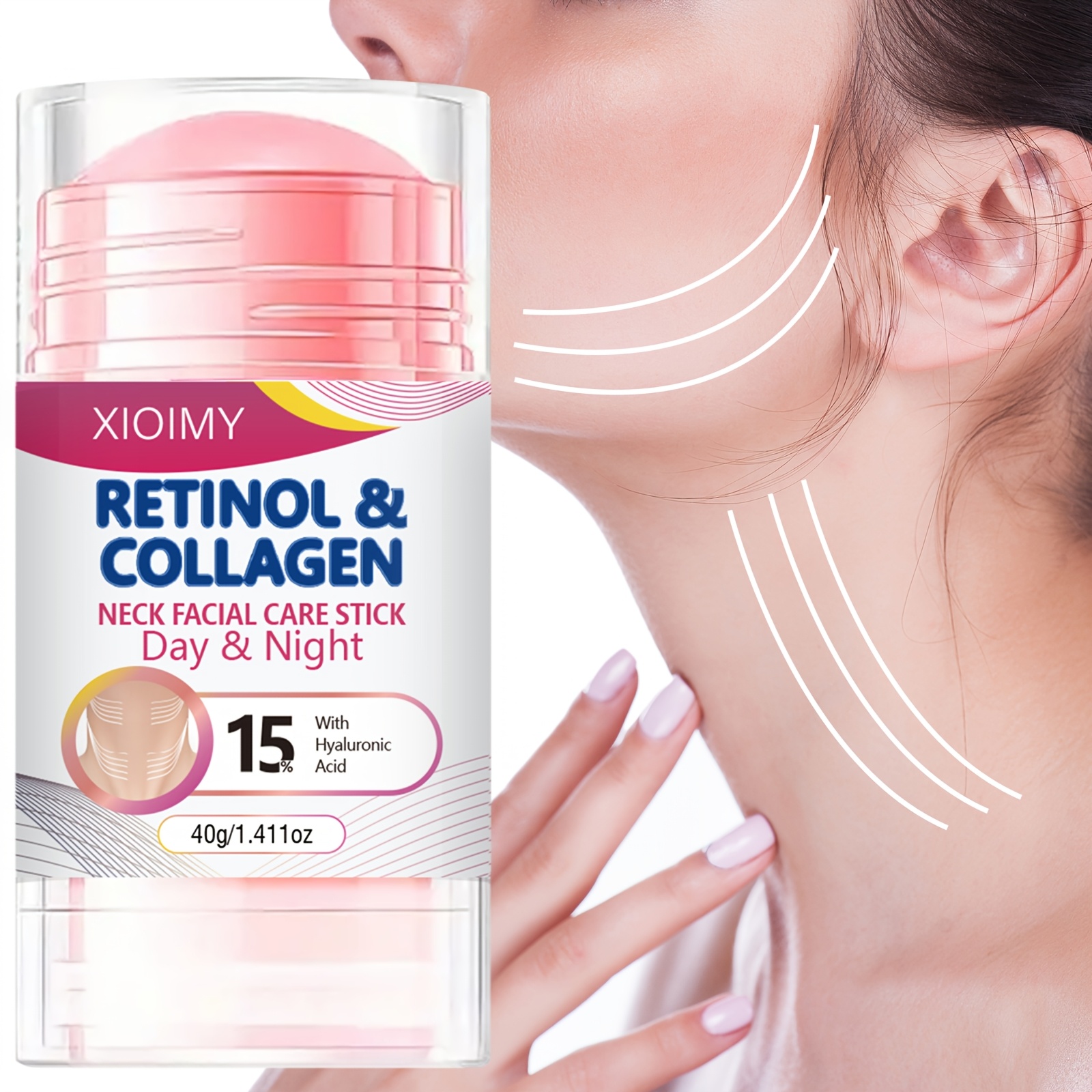 15 hyaluronic acid firming neck cream containing retinol and collagen double chin day and night firming cream lifts and tightens skin   goodbye to   and loose skin and   smooth and bright skin neck cream face cream