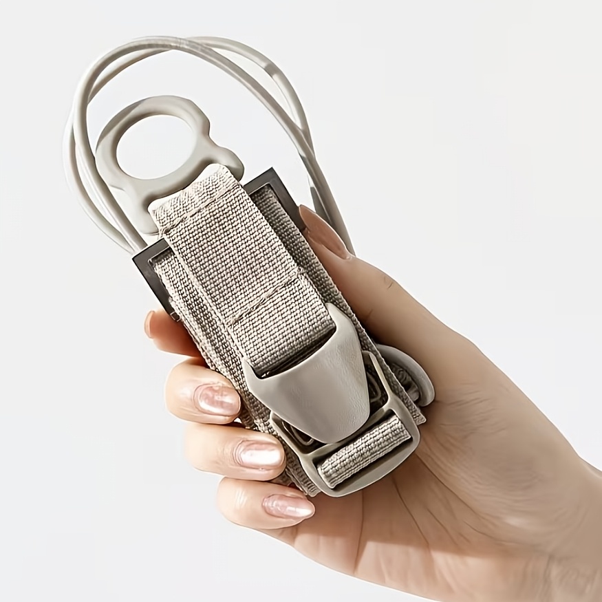 TEMU Una cinghia per regolabile 2-in-1 con fibbia di bloccaggio, dotata di un chiusura multifunzionale a sgancio �� da �� Perfetta per fissare zaini,