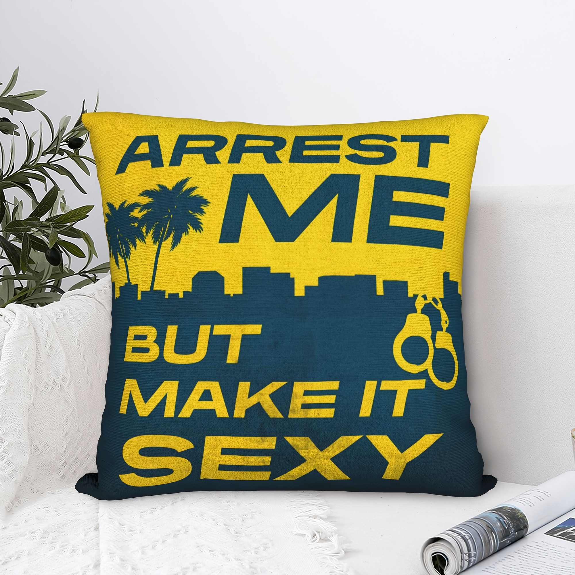 TEMU Tim-bradford Minimalist Pillowcase, - Double-sided Print - Enhancing Serenity And Balance In Living Room Or Bedroom