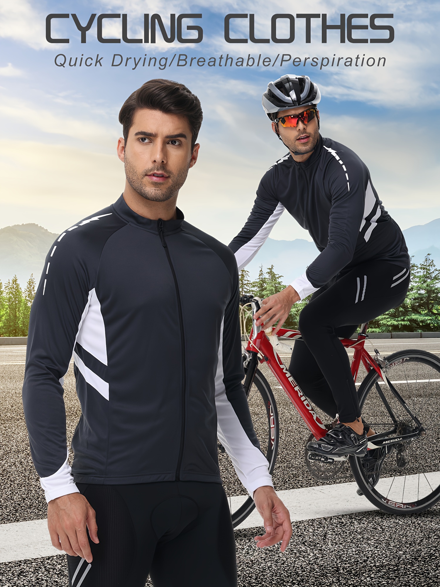 Cycling Jersey For Men Tops Summer Racing Cycling Clothing