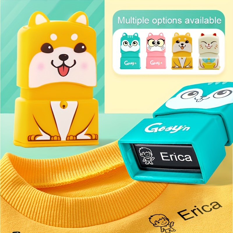 

1 Customized Name Stamp Dog, Used To Identify Personal Daily Necessities , Socks, Bed Sheets, Etc. Waterproof And Washable