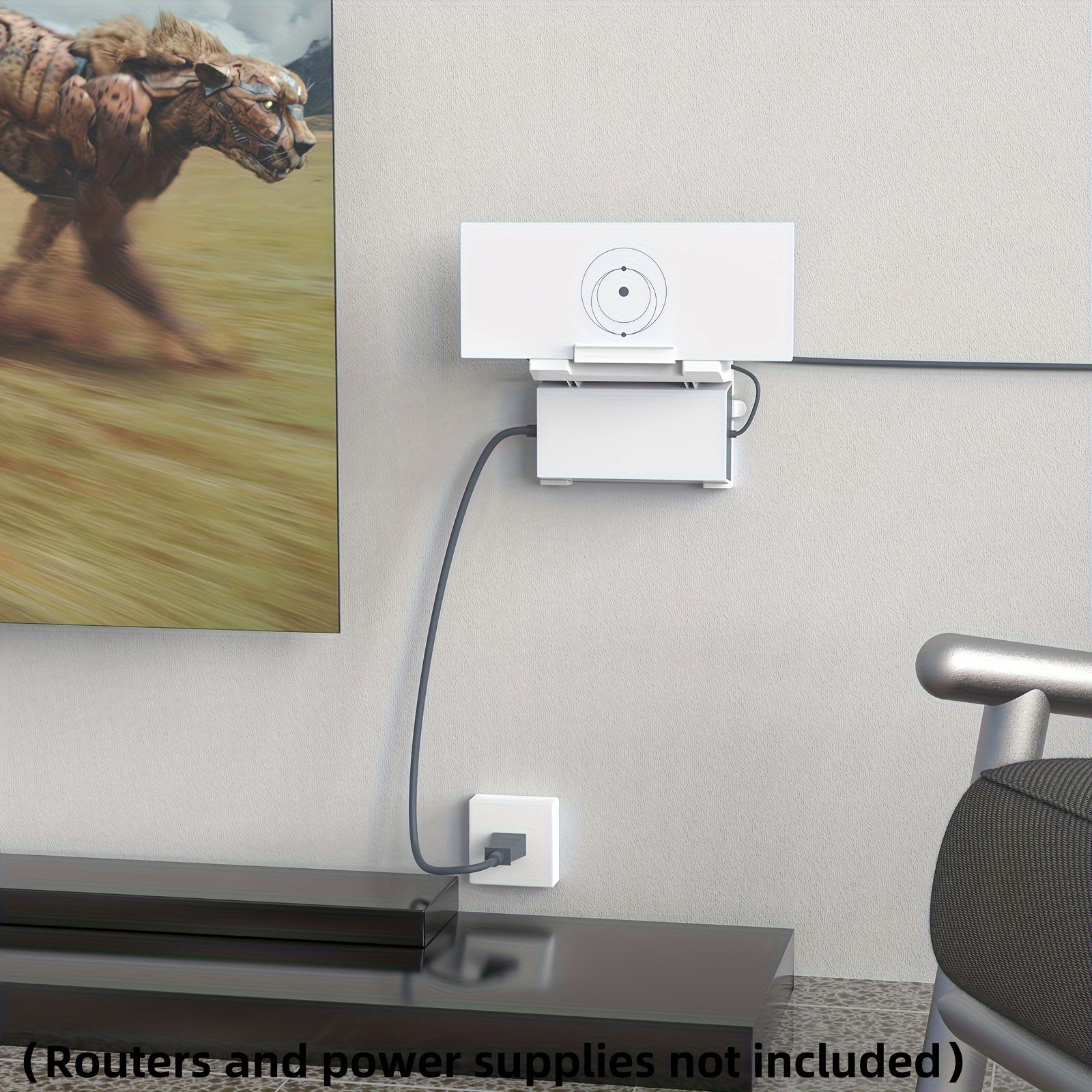 Support Mural 2 en 1 pour Routeur Starlink Gen 3 & Support d'Alimentation StarLink V3 – Image 8