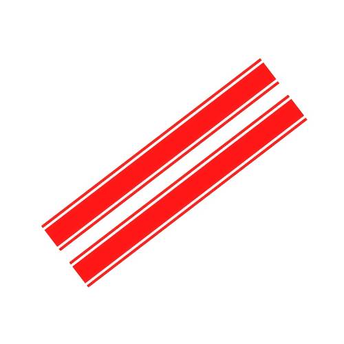 2pcs of mini cooper hood stripe stickers car styling decals suitable for jcw r55 r60 r6 f5455 f56