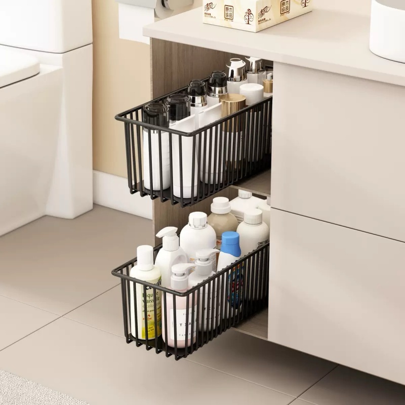 Pull-Out Cabinet Organizer No Screws: Hassle-Free Solution