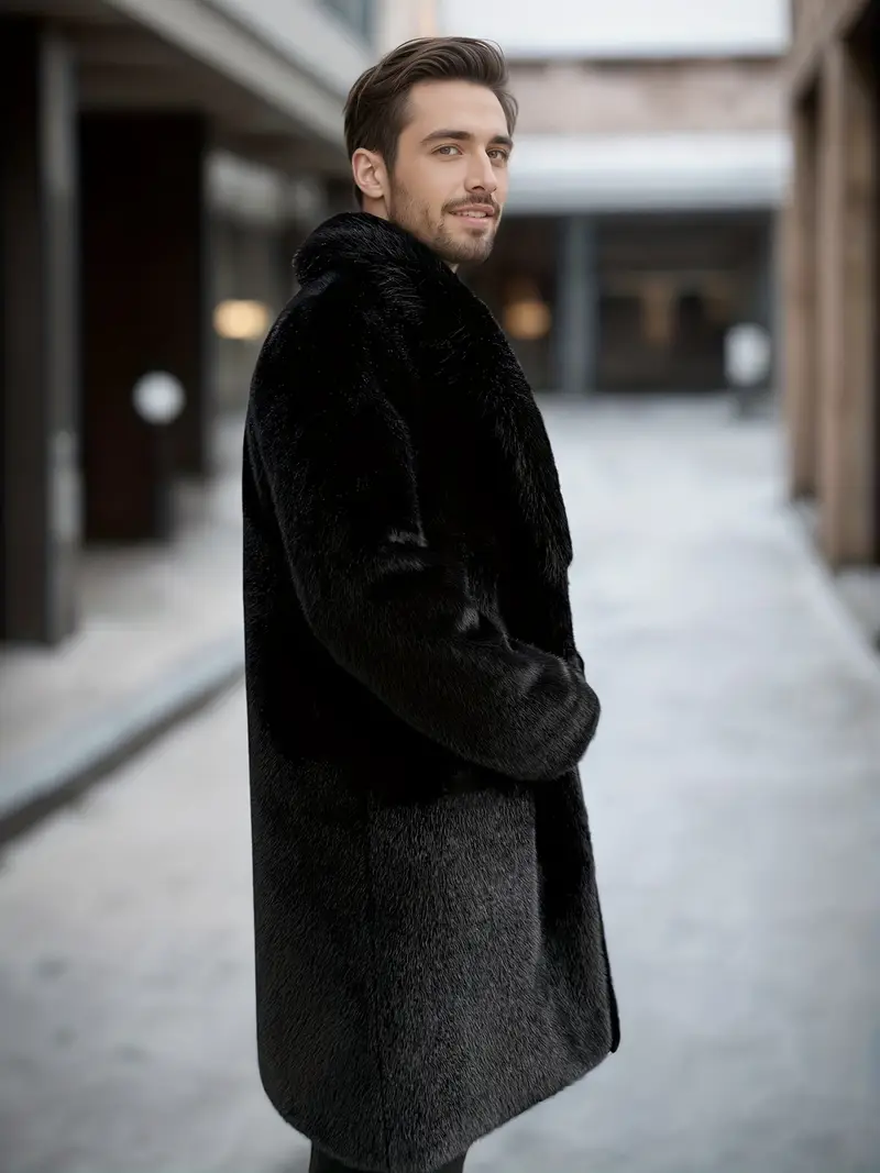 mens black winter dress coat Timeless Outerwear Grey Suit Formal Wear For Men will belong to the mens youthful sunshine and calm highlight Men's Black Wool Long Trench