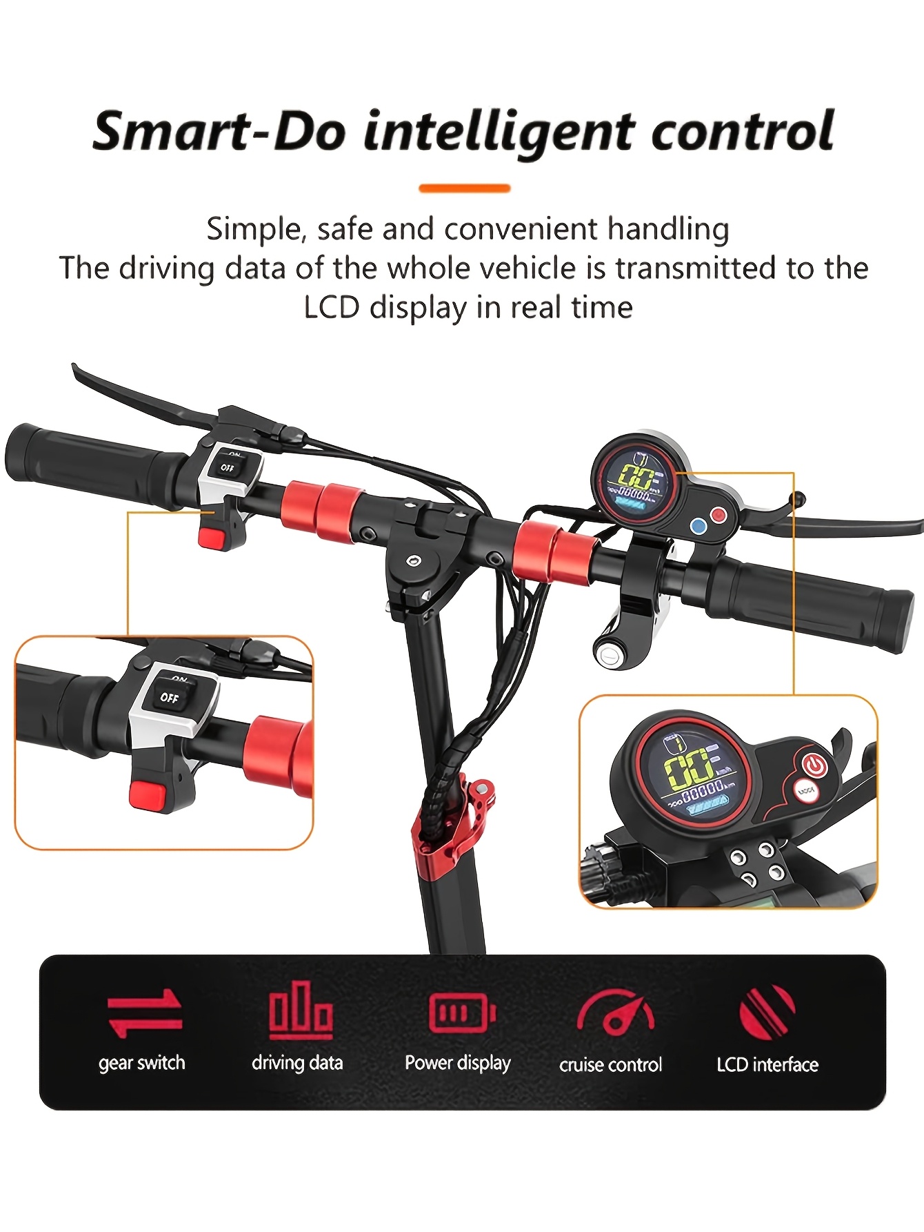 electric scooter for adult & teen, 500w/  /80km range/ 48v15ah/20.8ah battery with dual suspension,   brake, turn  , led front light, brake light, usb port, suitable city commuting, outdoor travel,  , holiday gifts Product details 7