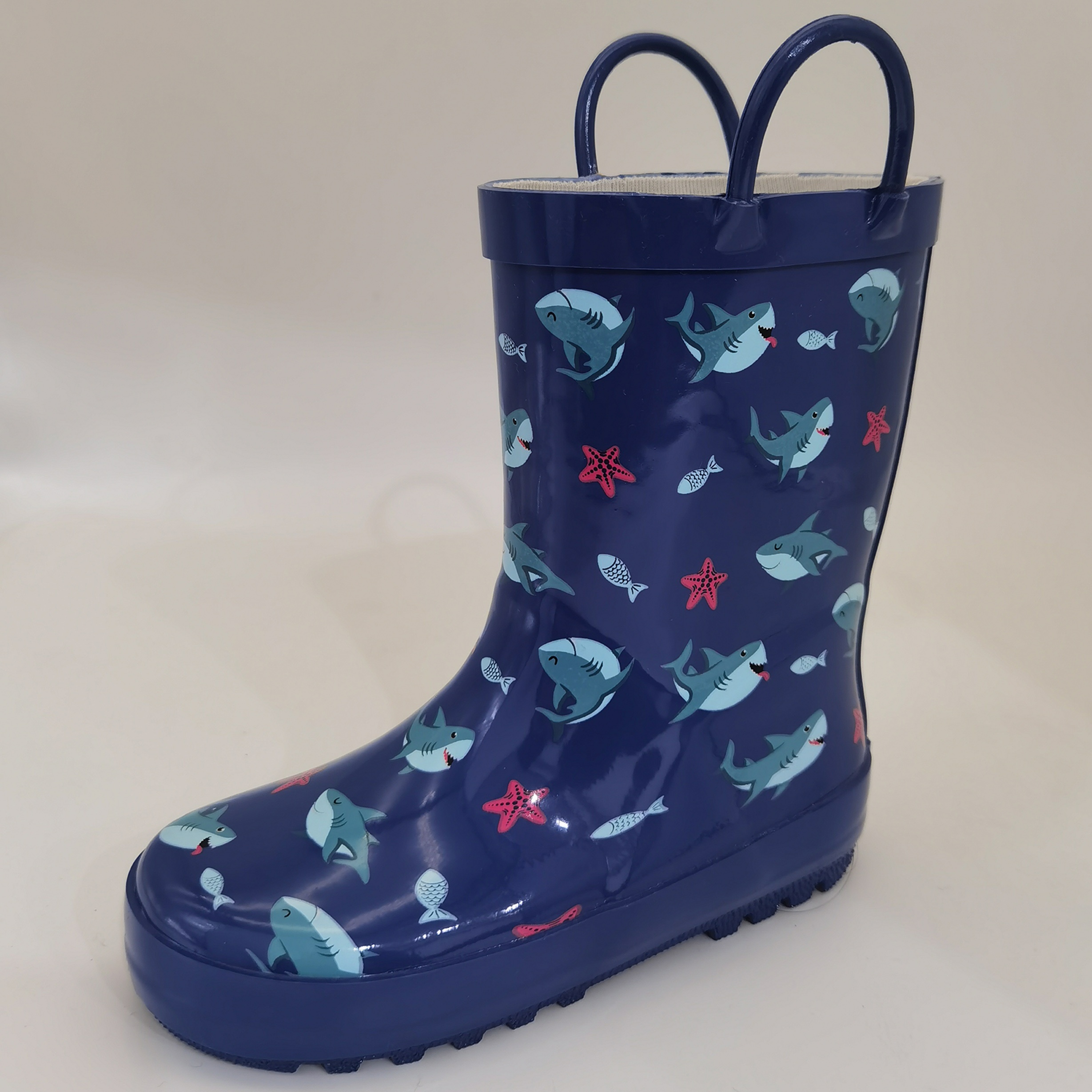 Boy Animal Print Rain Boots - Temu
