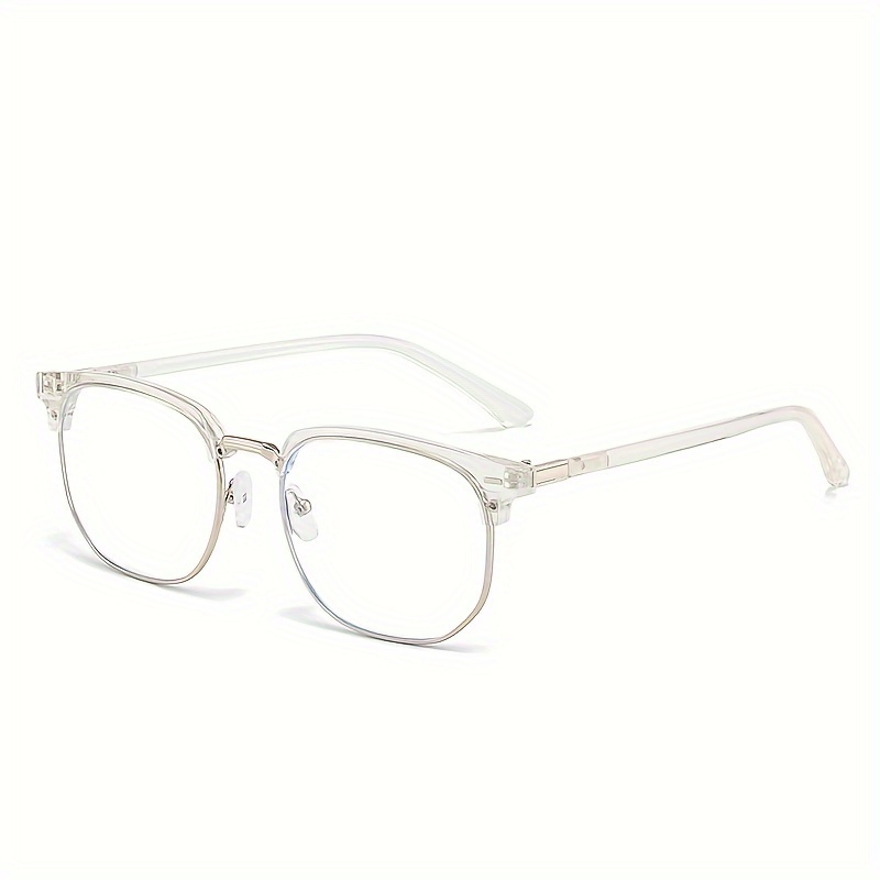 Image of 1pc Men's Transparent Glasses, Men's Glasses, Black Color , For Gifts