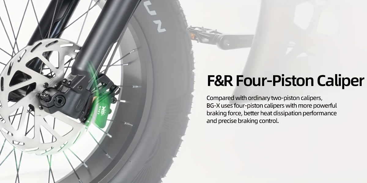 bg x electric bike brushless motor 48v 31 5ah high capacity up to 40 miles dual suspension electric bike ebike front rear turn   Product details 6