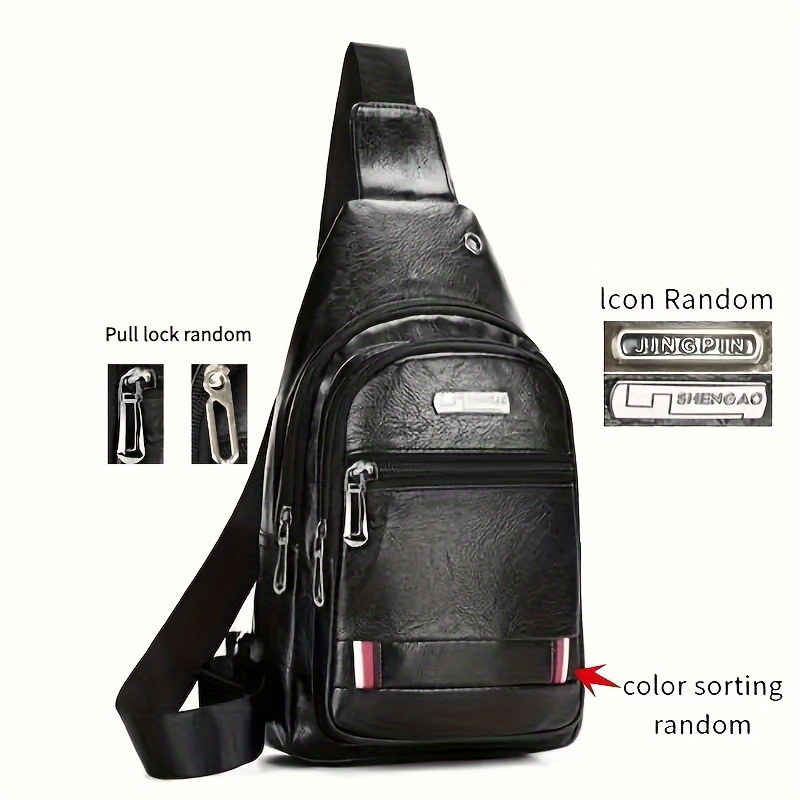 2026 New Chest Bag Unisex Casual Fashion Shoulder Messenger Bag Fashion Chest Messenger Bag, Zipper Pulls And Decorative Labels Of Bags Are In Styles