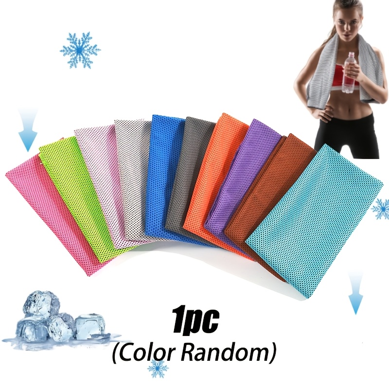 TEMU Serviette Rafraîchissante Multifonction à Séchage Rapide, Serviette Ultra-Légère Respirante -Transpiration pour Camping Randonnée Salle de Sport