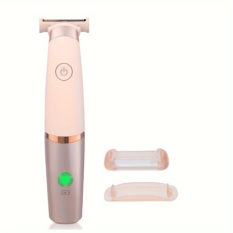 

gentle" Usb Rechargeable Electric Hair Removal Device For Women - Stainless Steel Blades, Multi-purpose Shaver For Private Areas, Lips, Armpits & Legs