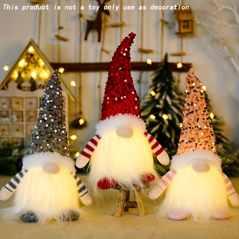 Lumière Led de Noël Flocon de neige Santa Deer Suspension Sucker Lampe  Fenêtre Ornements Décoration Pour La Maison Navidad 2023 Nouvel An Décor