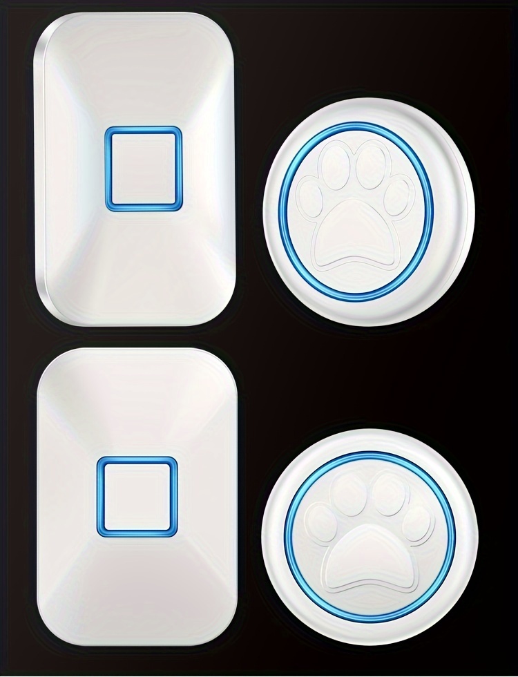 Wireless Dog Door Bell Potty Training Go Outside Light Touch Temu