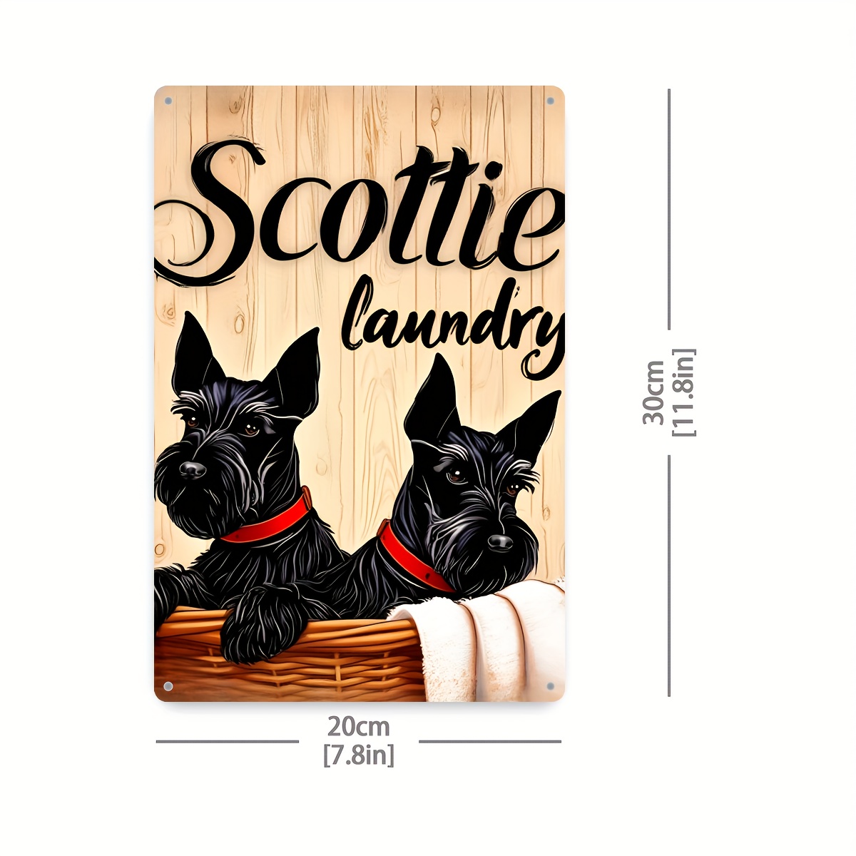 

Dog Laundry Room Sign - 8x12" Aluminum , Waterproof & Dustproof, Home, Bar, Cafe, Or Garage Decor, Room Decor