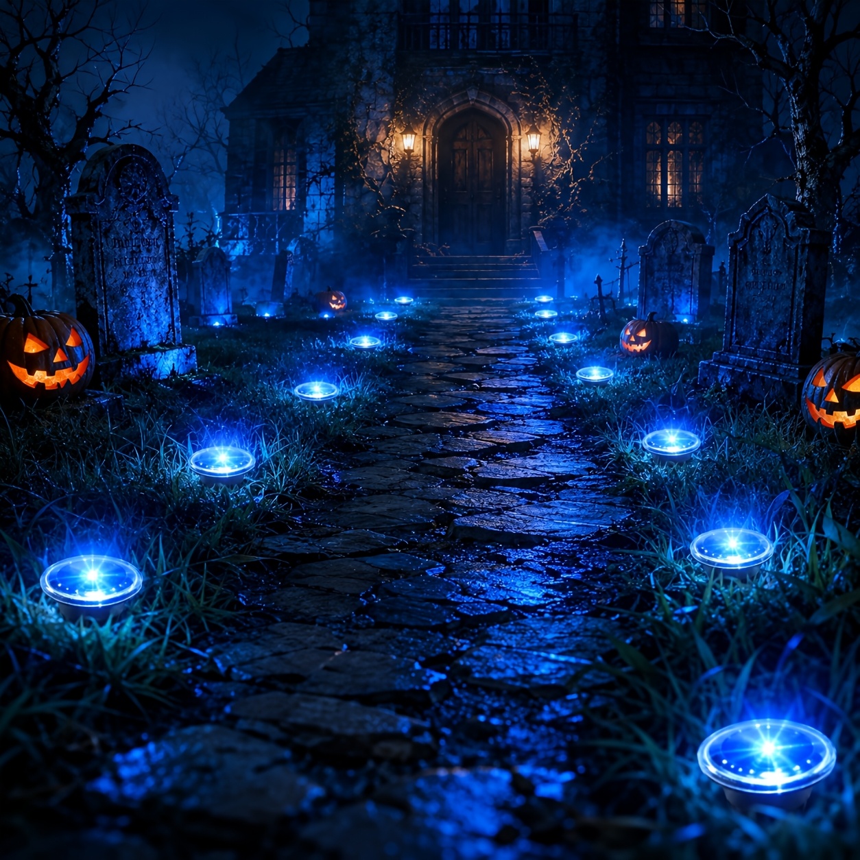 TEMU 30led Garden Decor Solar Fairy Lights, Landscape Lights, Outdoor Solar Lawn , Yard Decoration, Ambient Lighting, Ip54, Suitable For Garden, ,