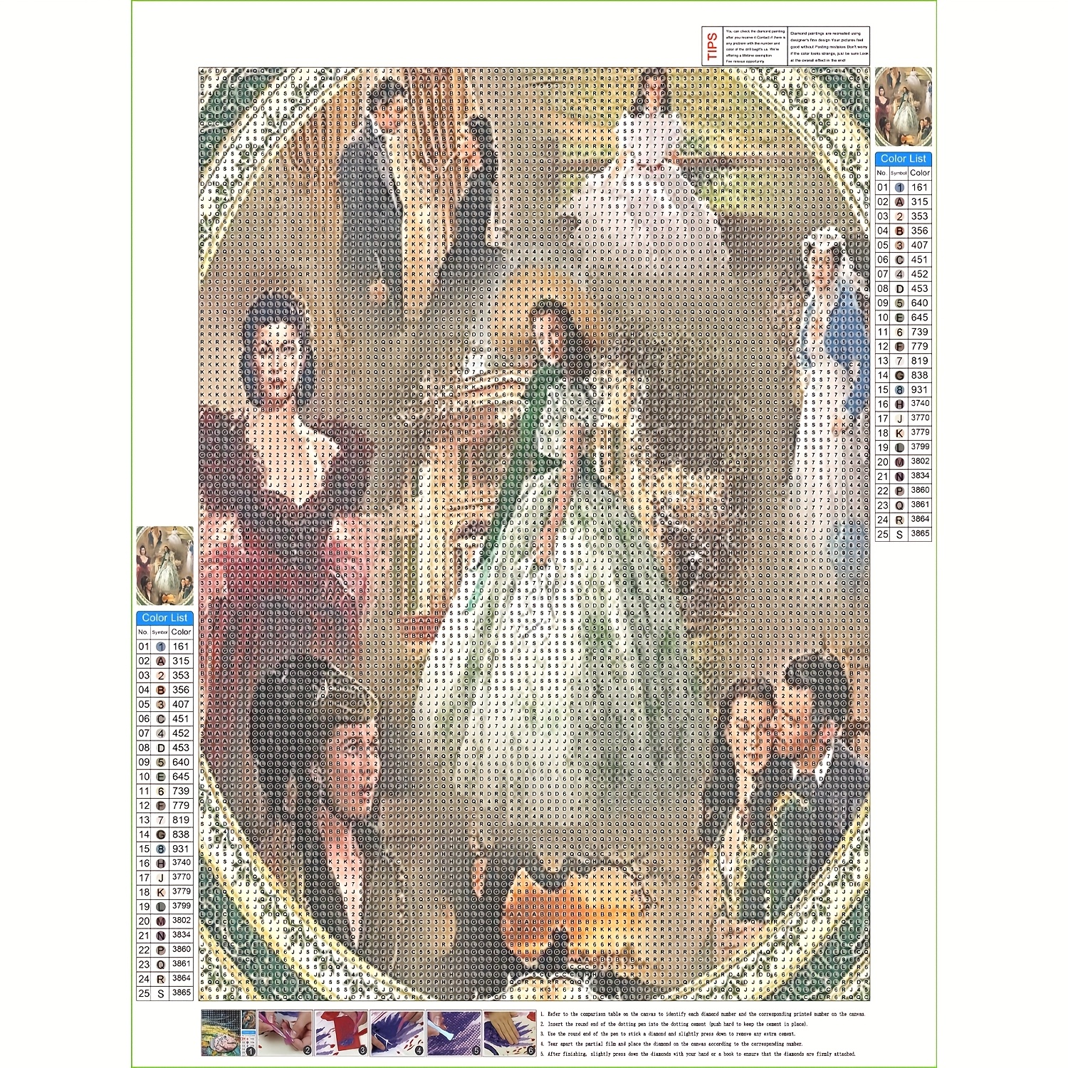 

Gone With The Windinspiration Adult Diamond Painting Set Round Diamond Collection For Beginners Home Bedroom Art Decoration 11.8x15.7 Inch