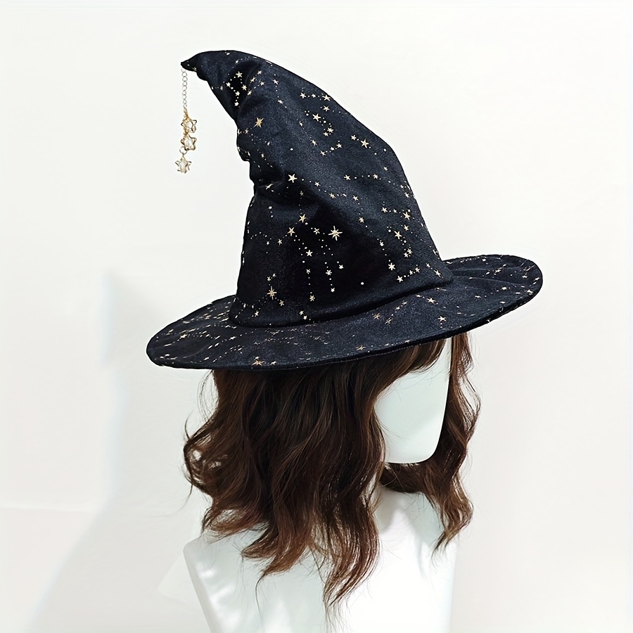 TEMU Sombrero de elegante para damas - sombrero ideal para disfraces de Halloween, accesorio temático y para fiestas, adecuado para hombres como