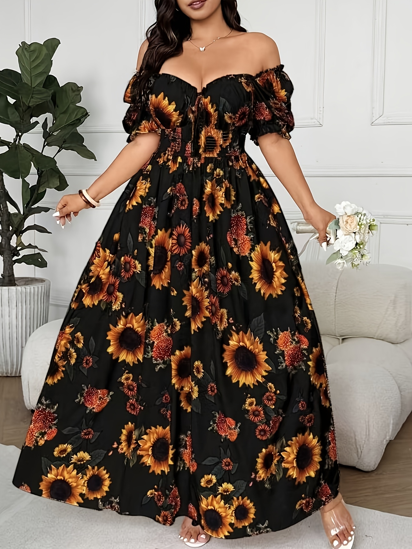 sachin and babi light blue dress Empire Waist Plus Size Formal Dresses – Veauldress main image 0