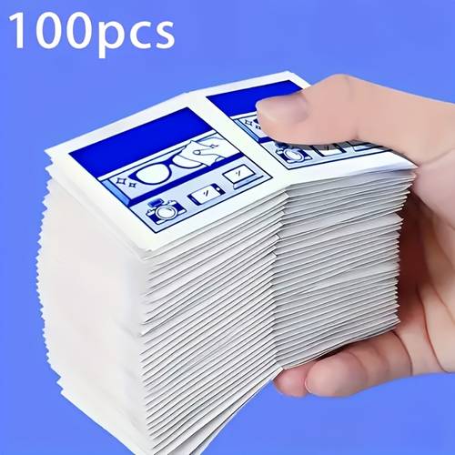 disposable lens wipes for glasses suitable for cleaning lenses or screens of phones