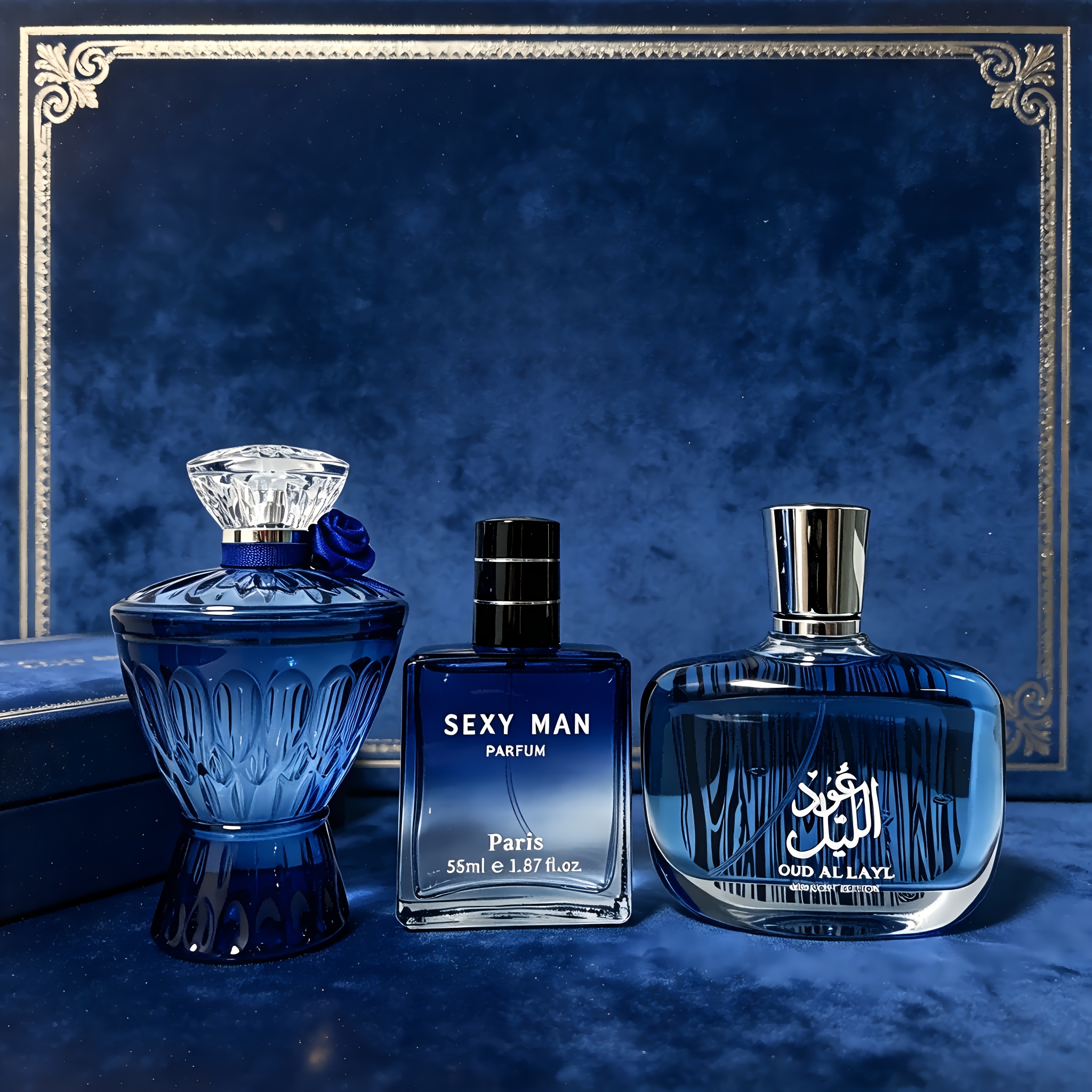 Image of 3pcs Luxury Set Citrus Spicy Set Mature Long-lasting Fragrance, Suitable For Daily And Dating Holiday Gift++