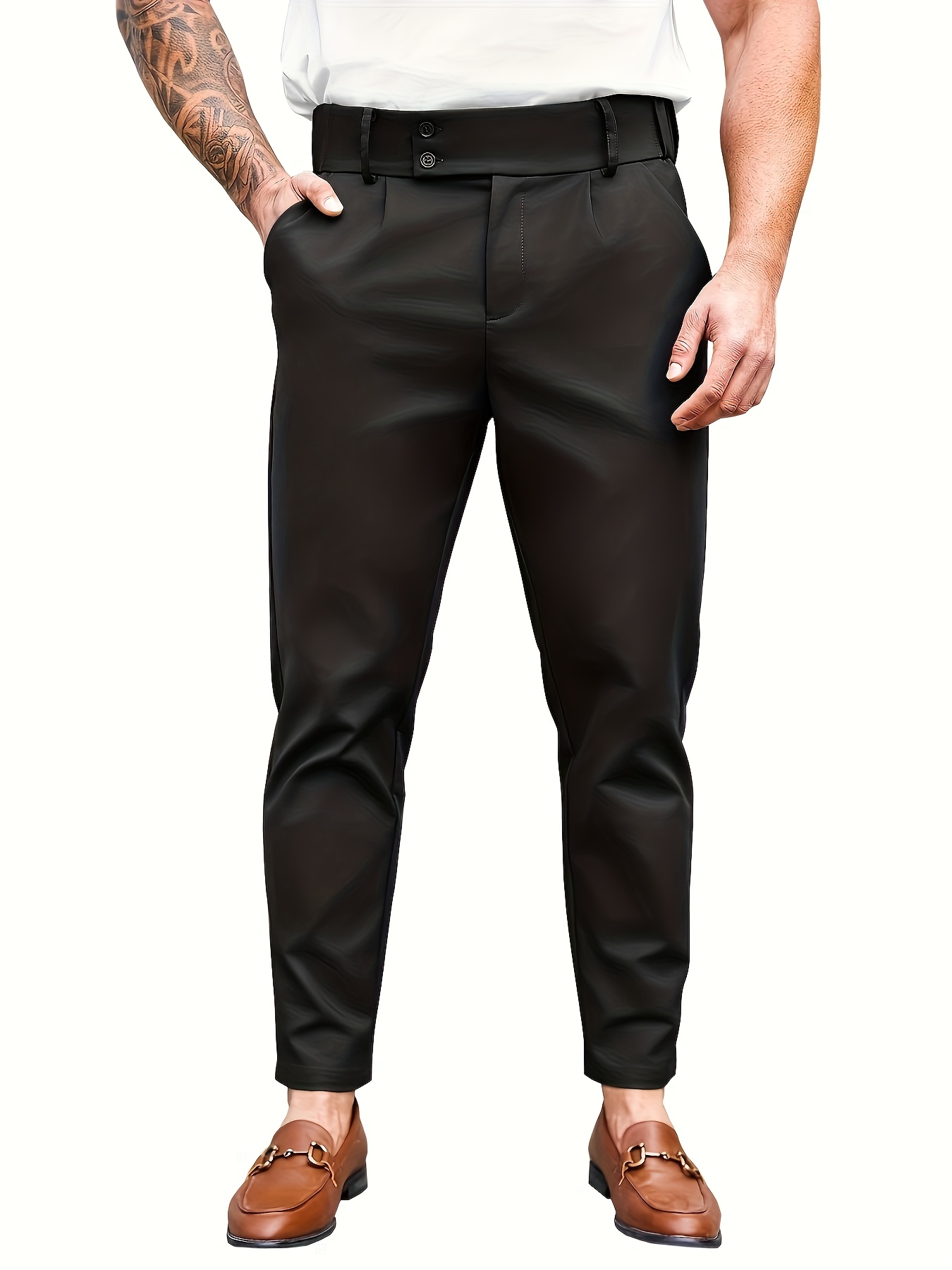 green emerald velvet dress Skinny-Fit Stretch Performance Pant – Black