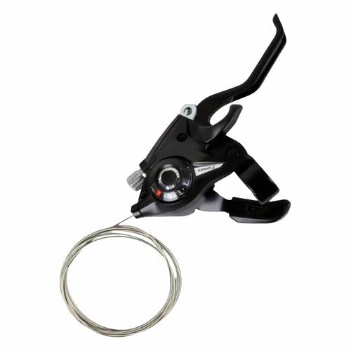 3 7 8 21 24 speed aluminum alloy mountain bike shifter and brake lever set black with gear display including cable for mountain bike