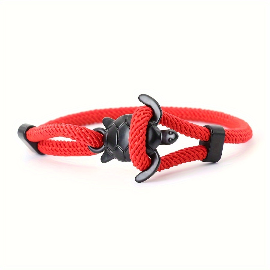 Men's Nylon Adjustable Rope Bracelet, Stylish Unisex Accessory