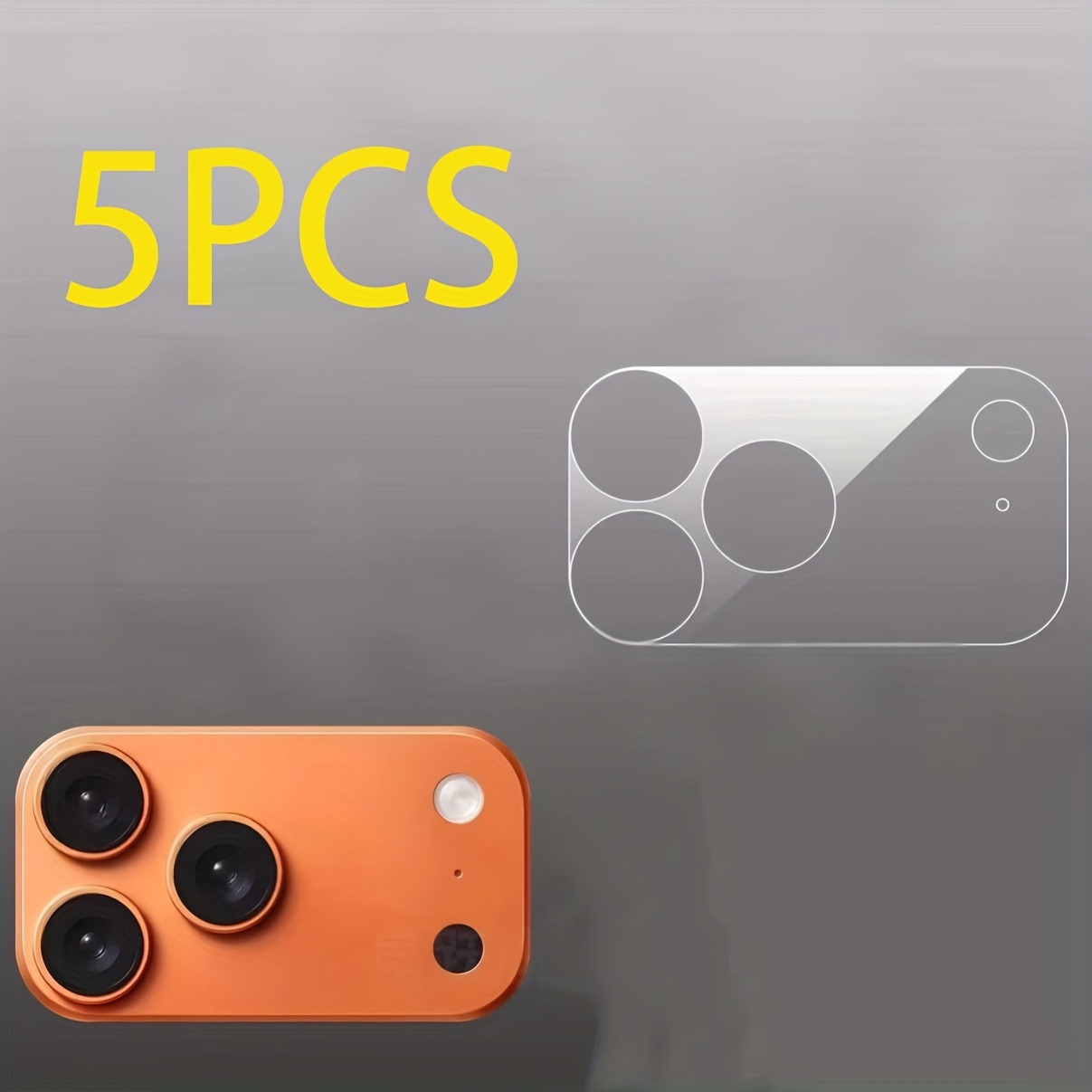 5pcs compatible with for iphone 17 pro max 17 pro 17   base protector   protection scratch resistant durable   camera lens protector