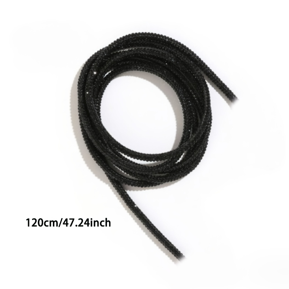 TEMU Cordoncino Premium con Strass da 120 cm/47,24 pollici per Decorare Abbigliamento, , Scarpe, Borse e Artigianati, e Abbellimento di Oggetti