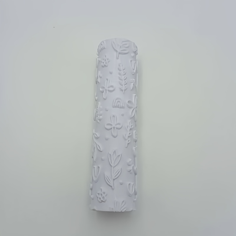 TEMU Rullo con texture a , strumento per goffratura in stile , per argilla morbida, argilla , strumento per , creatori di gioielli in stile forestale
