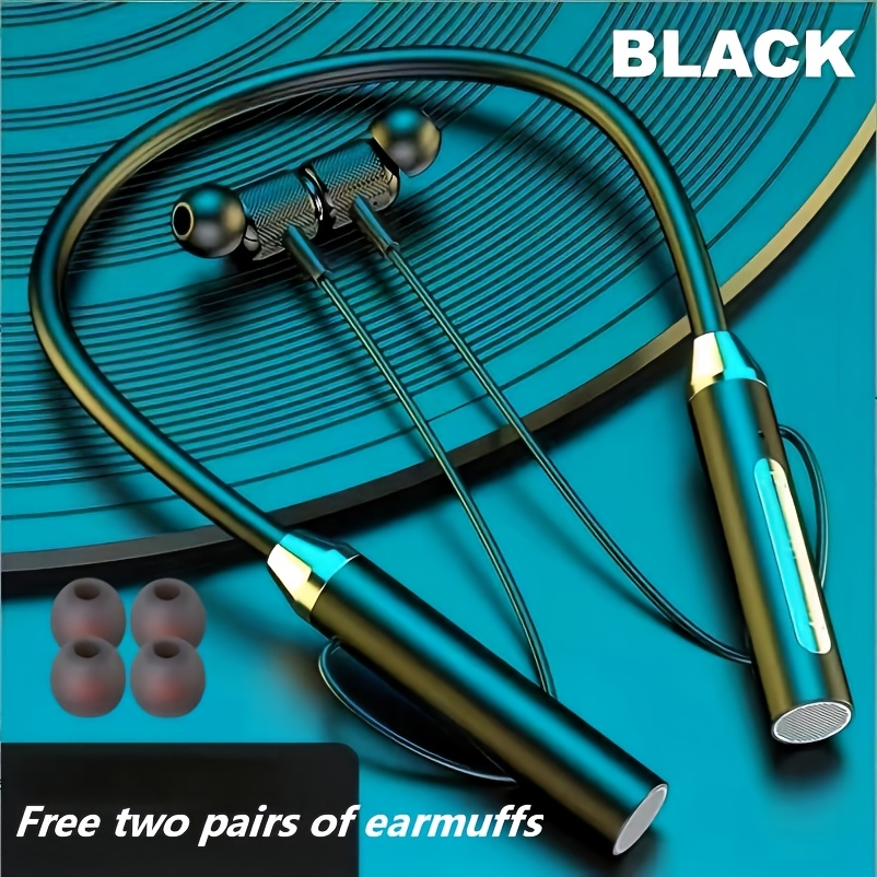 Image of New Wireless Neck Earphone With Enc Noise Reduction And High-end High-quality Call Is Suitable For Sports And Running Driving Holiday Gifts.