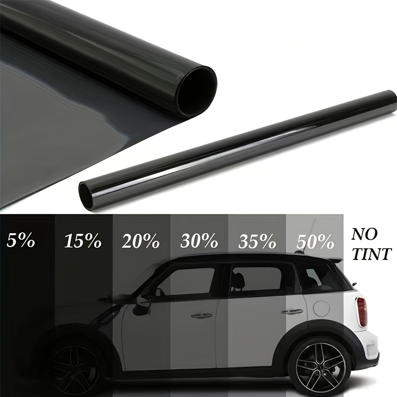 TEMU Of 1pc Of 19.69 × 118.11 Inch Car Window Sunshade Film To Reduce The Temperature Inside The Car. Automotive Additions And Additions