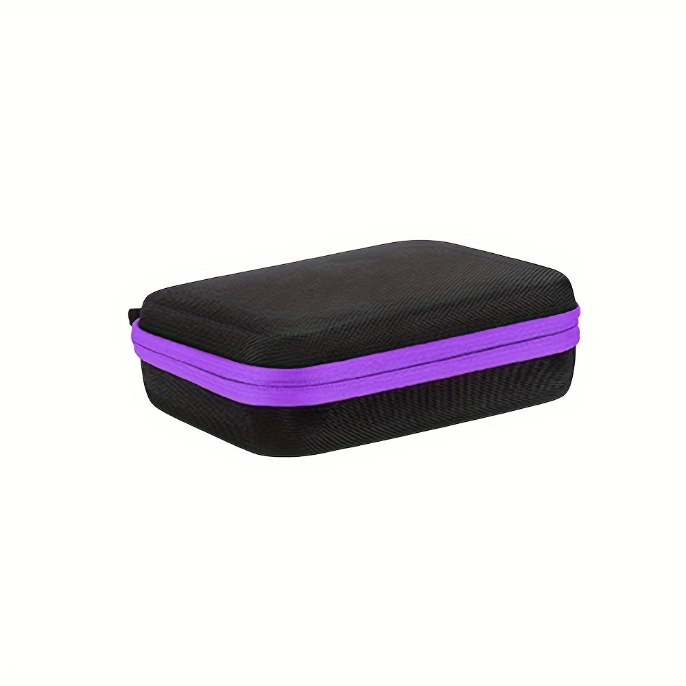 Portable 12-bottle Essential Oil Storage Bag With 10ml Rolling Ball Bottle For Bottle Splitting And Portable Anti-drop Essential Oil Storage Bag