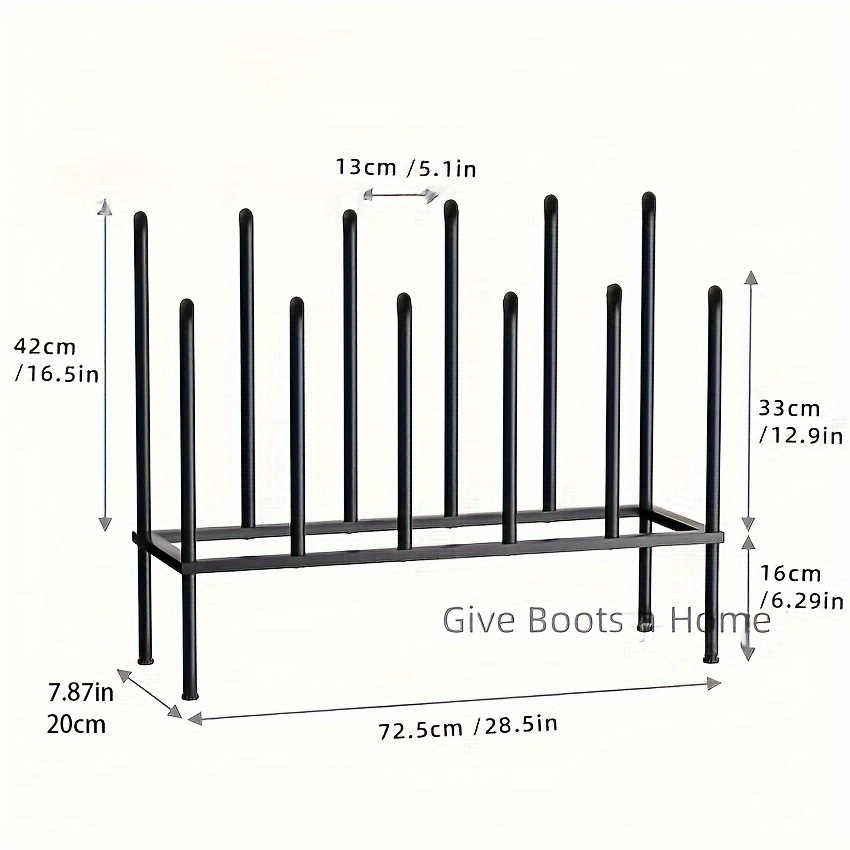 Winter boot outlet rack