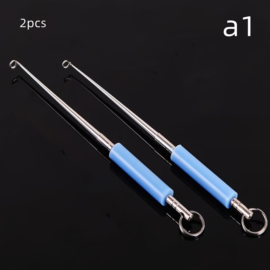 TEMU 2pcs Blind Punch Hook Remover, Deep Throat Hook Remover For Fishing