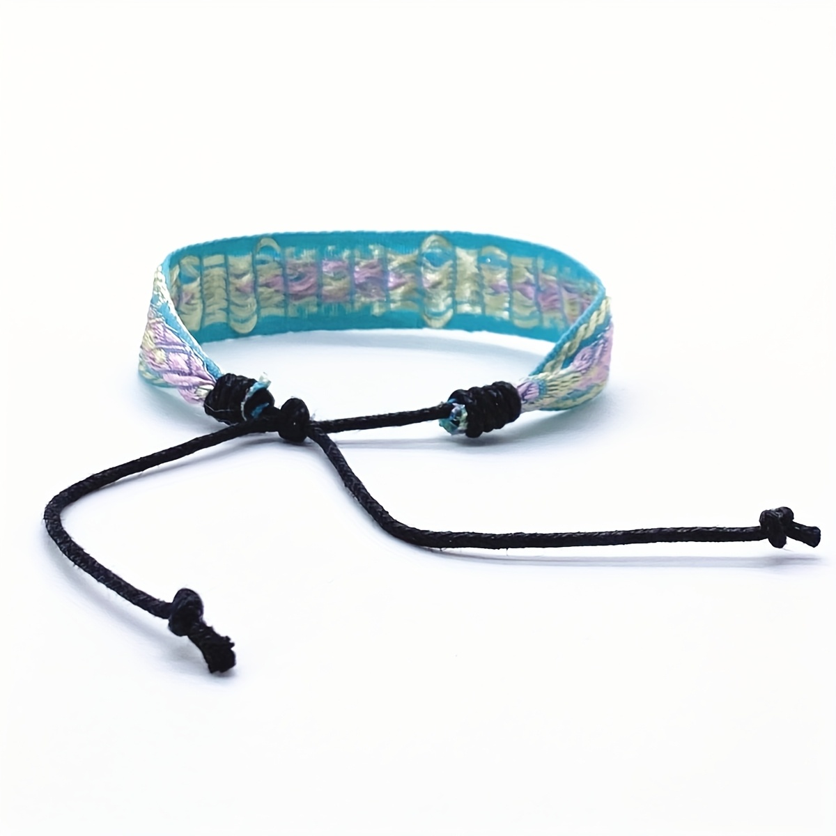 Artistic Retro Ethnic Woven Bracelet, Handcrafted for Friends