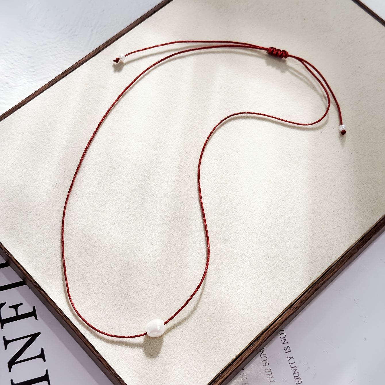 1pc Women's Fashion Statement Necklace, Easy Minimalist Bead Natural Irregular Shape, Suitable For Daily Matching And Wearing