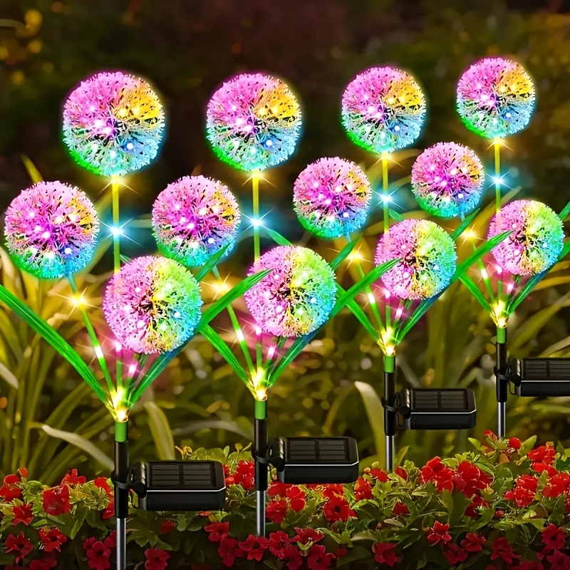 

Solar-powered Color-changing Led Fairy Lights - 3-head Sparkling Starburst , Led For Garden, Patio, Umbrella, , Trees & Tent - Ideal Christmas Decoration & Gift, Outdoor Solar Decorations