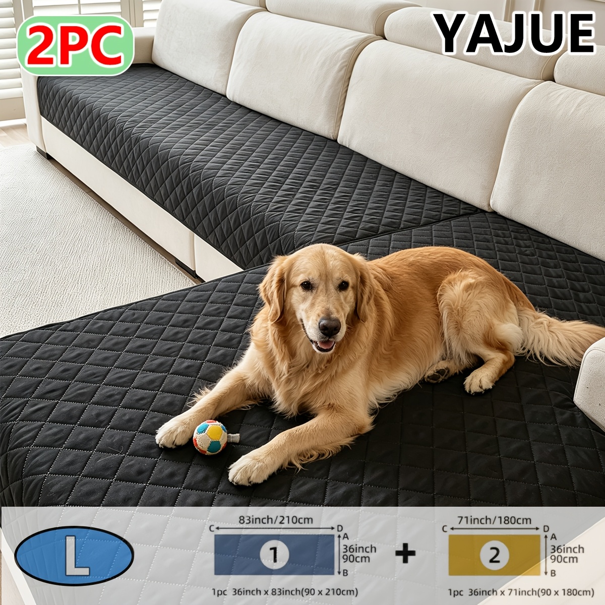 TEMU 2pcs Technology Sofa Cover, Classic Printed Sofa Cushion, Contemporary Design, Machine Washable, In Multiple Colors And Sizes, Soft Polyester