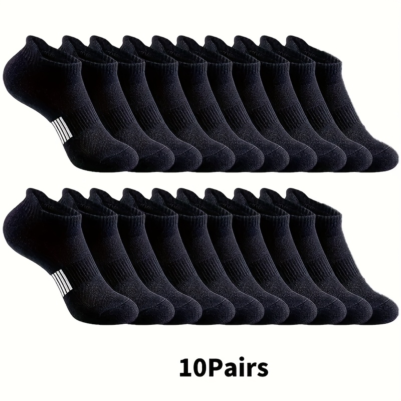 E-shop 6/10 Paar Outdoor-Sportsocken, Bequeme Damen-Laufschnürsen mit Gummizehen für Sport und Freizeit