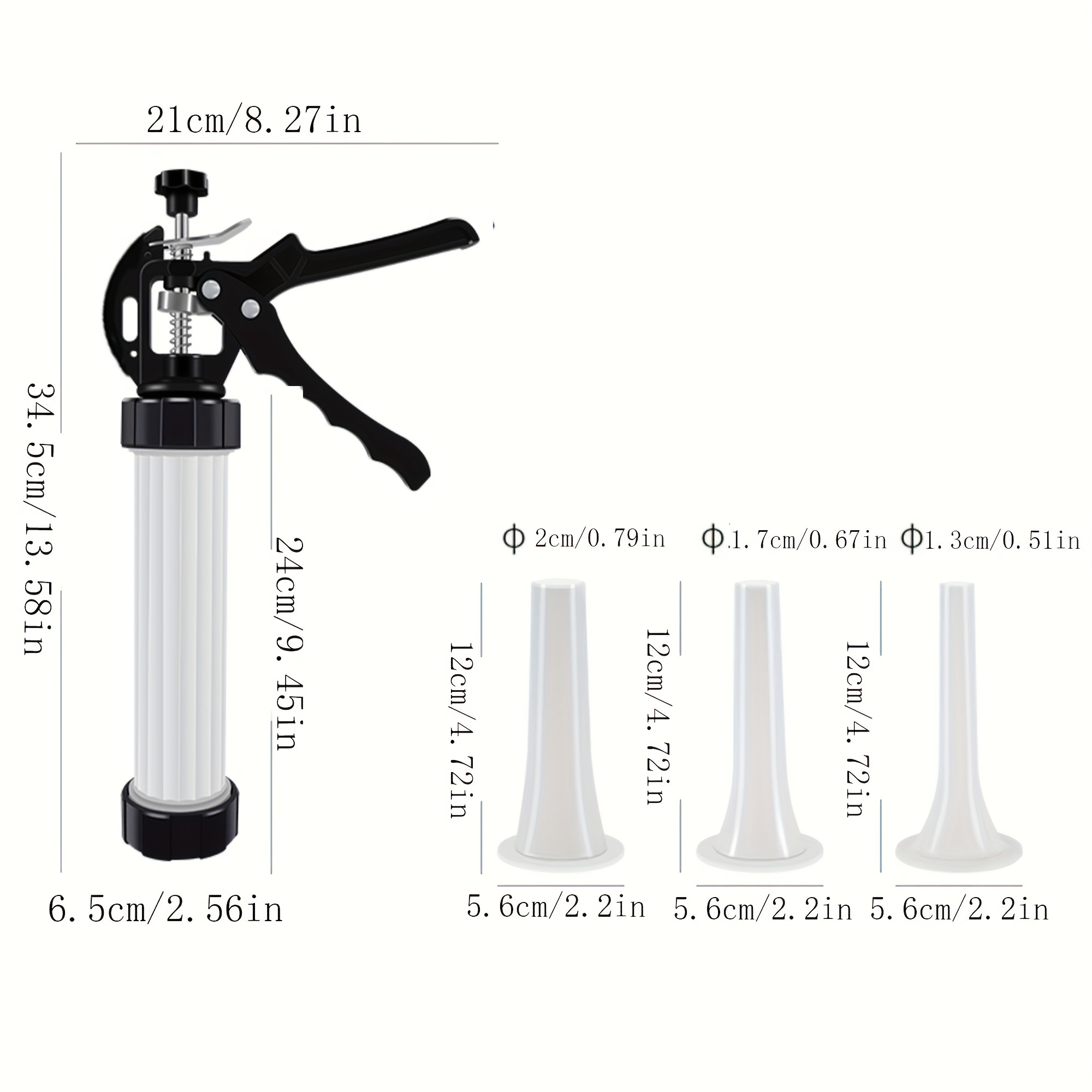 Household Manual Sausage Maker Casing Stuffer Tool