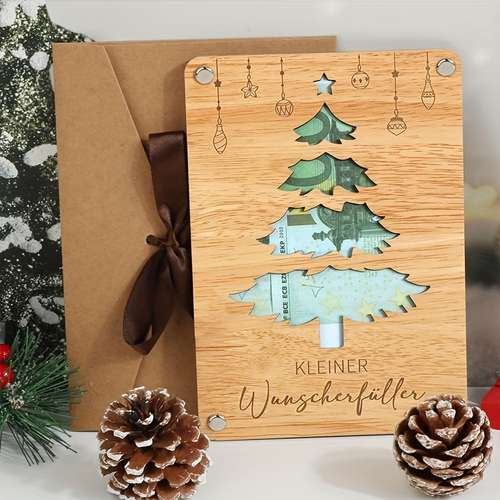 Coffret Cadeau En Bois Pour Argent - Gravure Personnalisable Avec Motif Trottinette électrique - 30x20x3 Cm - Idéal Anniversaire, Mariage, Noël