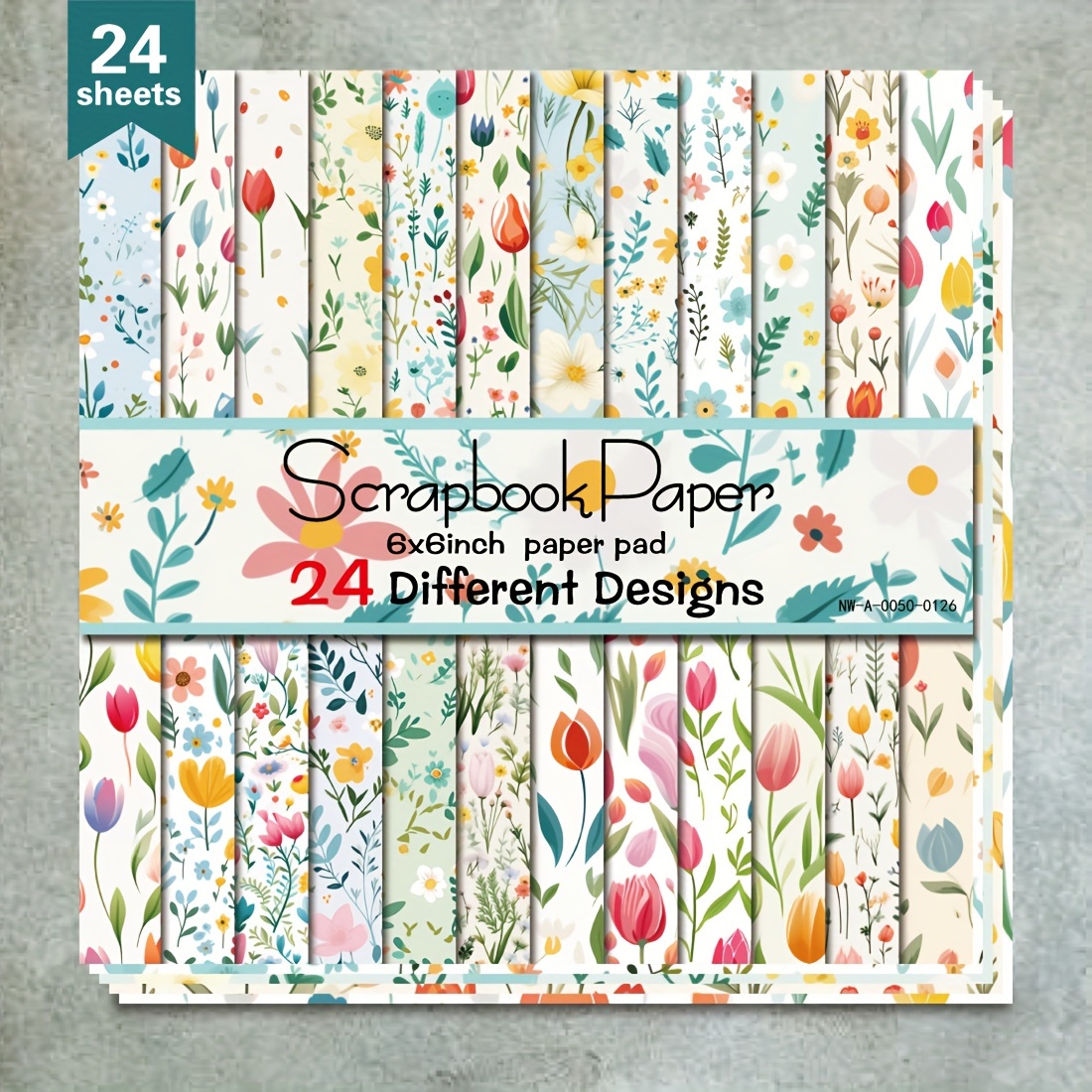 

24- Floralcraft 6x6 , , Cardstock For Diy , Card Making & Scrapbooking Supplies